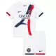 Günstige Paris Saint-Germain Kvaratskhelia 7 Kindertrikot Auswärts 2024/25 Kurzarm