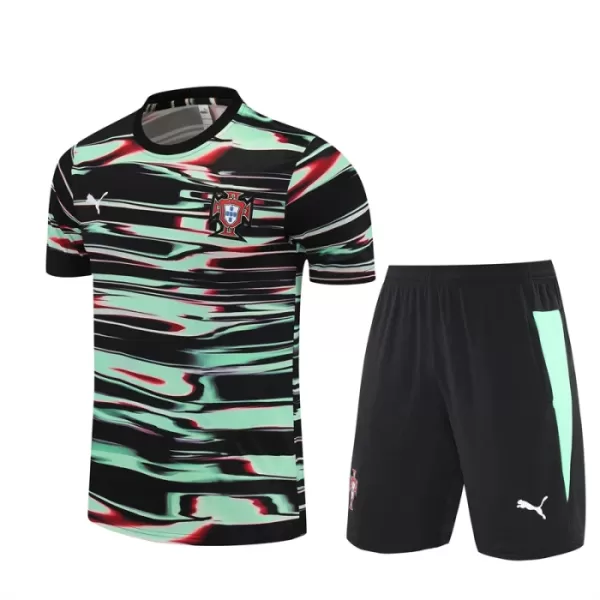Günstige Portugal Pre-Match Kindertrikot 2024/25 Kurzarm