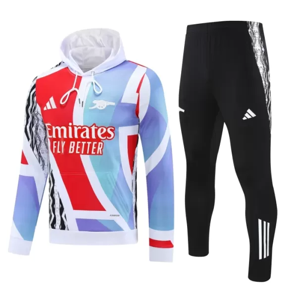 Arsenal Hoodie Trainingspullover 2024/25 Weiße Arsenal Hoodie Trainingspullover 2024/25 Weiße