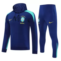 Brasilien Trainingspullover 2024/25 Navy Brasilien Trainingspullover 2024/25 Navy