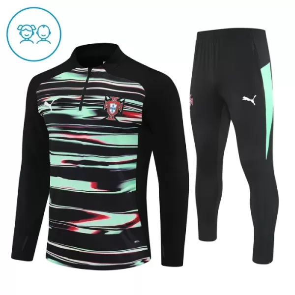 Portugal Trainingspullover Kinder 2024/25 Viertelreißverschluss Portugal Trainingspullover Kinder 2024/25 Viertelreißverschluss