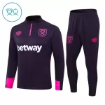 West Ham United Trainingspullover Kinder 2024/25 Viertelreißverschluss