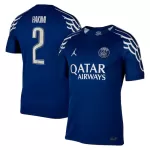 Günstige Paris Saint-Germain Achraf Hakimi 2 Herrentrikot Vierte 2024/25 Kurzarm