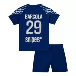 Günstige Paris Saint-Germain Bradley Barcola 29 Kindertrikot Vierte 2024/25 Kurzarm