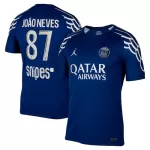 Günstige Paris Saint-Germain Joao Neves 87 Herrentrikot Vierte 2024/25 Kurzarm