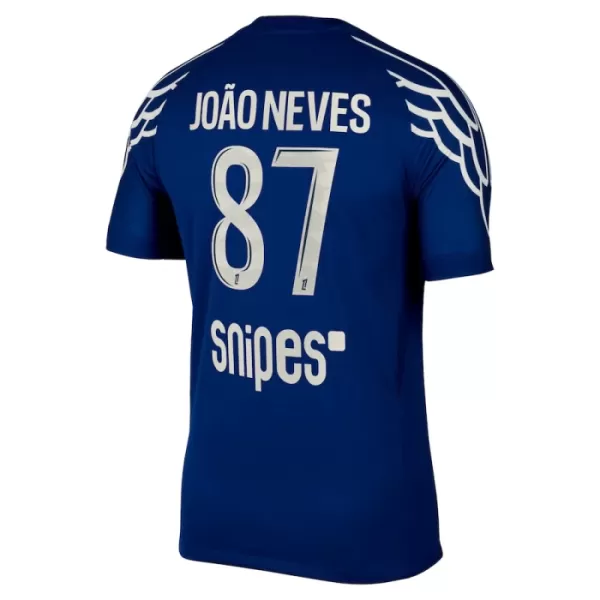 Günstige Paris Saint-Germain Joao Neves 87 Herrentrikot Vierte 2024/25 Kurzarm