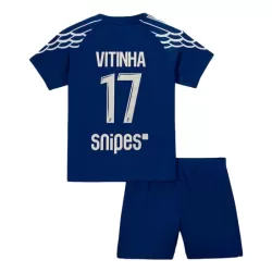 Günstige Paris Saint-Germain Vitinha 17 Kindertrikot Vierte 2024/25 Kurzarm Günstige Paris Saint-Germain Vitinha 17 Kindertrikot Vierte 2024/25 Kurzarm
