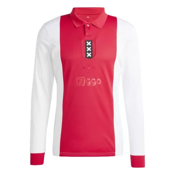 Günstige Ajax Herrentrikot Jubiläum 2025 Langarm Günstige Ajax Herrentrikot Jubiläum 2025 Langarm