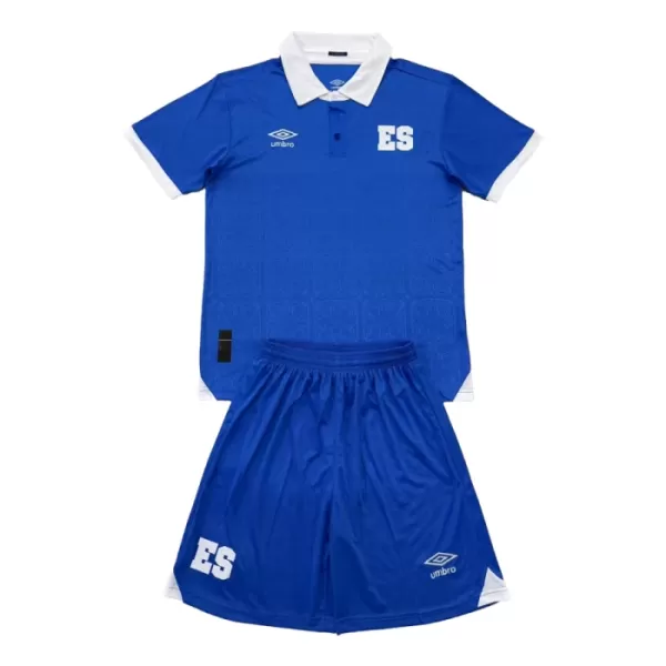 Günstige El Salvador Kindertrikot Heim 2025 Kurzarm Günstige El Salvador Kindertrikot Heim 2025 Kurzarm