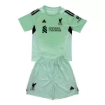 Günstige Liverpool Torwart Kindertrikot 2025/26 Kurzarm Grüne