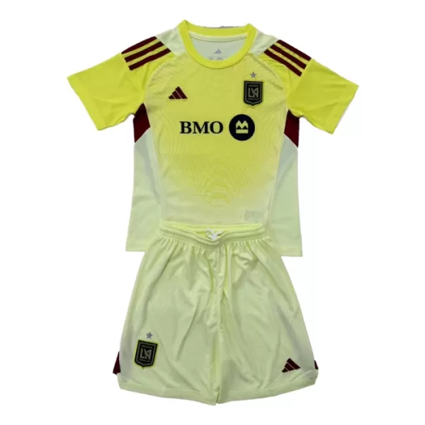 Günstige Los Angeles FC Torwart Kindertrikot 2025 Kurzarm Gelbe Günstige Los Angeles FC Torwart Kindertrikot 2025 Kurzarm Gelbe