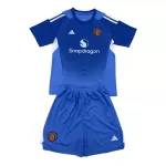 Günstige Manchester United Torwart Kindertrikot 2025/26 Kurzarm