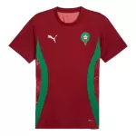 Günstige Marokko Pre-Match Herrentrikot 2025 Kurzarm