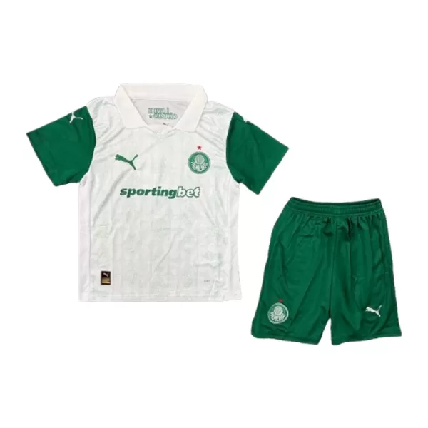 Günstige Palmeiras Kindertrikot Auswärts 2025/26 Kurzarm Günstige Palmeiras Kindertrikot Auswärts 2025/26 Kurzarm