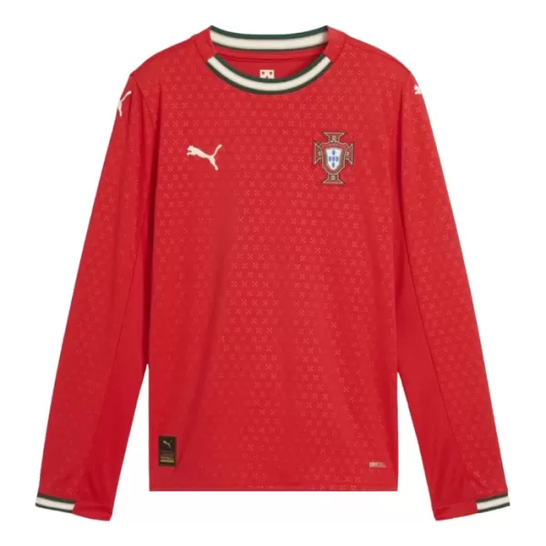 Günstige Portugal Herrentrikot Heim 2025 Langarm Günstige Portugal Herrentrikot Heim 2025 Langarm