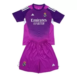 Günstige Real Madrid Torwart Kindertrikot 2025/26 Kurzarm Lila Günstige Real Madrid Torwart Kindertrikot 2025/26 Kurzarm Lila