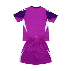 Günstige Real Madrid Torwart Kindertrikot 2025/26 Kurzarm Lila