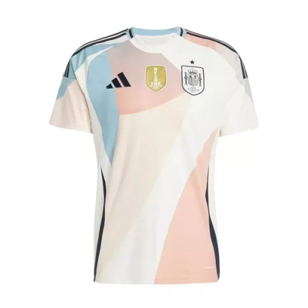 Günstige Spanien Herrentrikot Auswärts 2025 Kurzarm