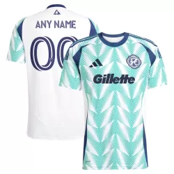 Günstige New England Revolution Herrentrikot Auswärts 2025/26 Kurzarm