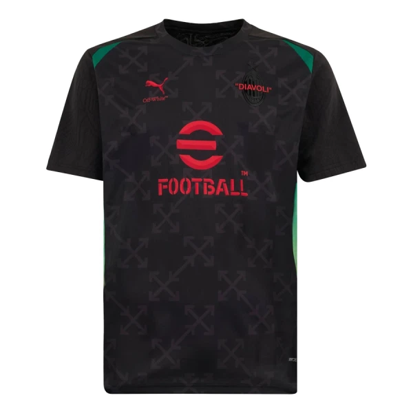 Günstige AC Mailand Pre-Match Herrentrikot 2024/25 Kurzarm Günstige AC Mailand Pre-Match Herrentrikot 2024/25 Kurzarm