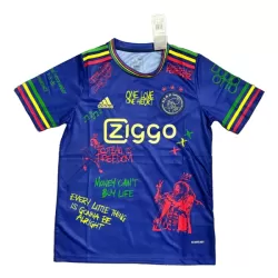 Günstige Ajax x Bob Marley Herrentrikot 2024/25 Kurzarm Blaue Günstige Ajax x Bob Marley Herrentrikot 2024/25 Kurzarm Blaue