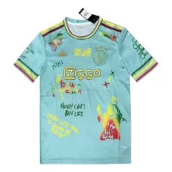 Günstige Ajax x Bob Marley Herrentrikot 2024/25 Kurzarm Blaue Günstige Ajax x Bob Marley Herrentrikot 2024/25 Kurzarm Blaue