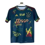 Günstige Ajax x Bob Marley Herrentrikot 2024/25 Kurzarm Navy