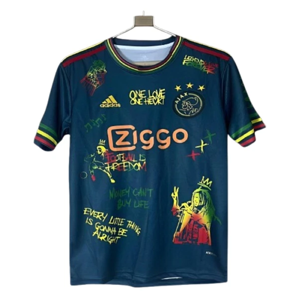 Günstige Ajax x Bob Marley Herrentrikot 2024/25 Kurzarm Navy Günstige Ajax x Bob Marley Herrentrikot 2024/25 Kurzarm Navy