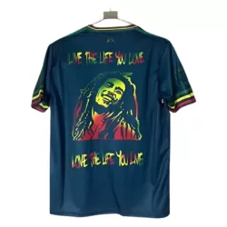 Günstige Ajax x Bob Marley Herrentrikot 2024/25 Kurzarm Navy