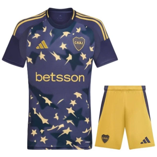 Günstige Boca Juniors Kindertrikot Ausweich 2024/25 Kurzarm Günstige Boca Juniors Kindertrikot Ausweich 2024/25 Kurzarm