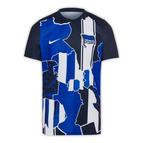 Günstige Hertha BSC Pre-Match Herrentrikot 2024/25 Kurzarm Günstige Hertha BSC Pre-Match Herrentrikot 2024/25 Kurzarm