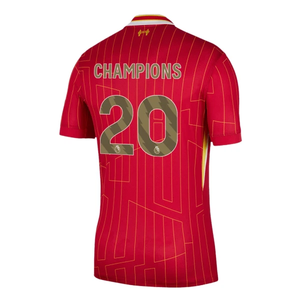 Günstige Liverpool Champions 20 Herrentrikot Heim 2024/25 Kurzarm