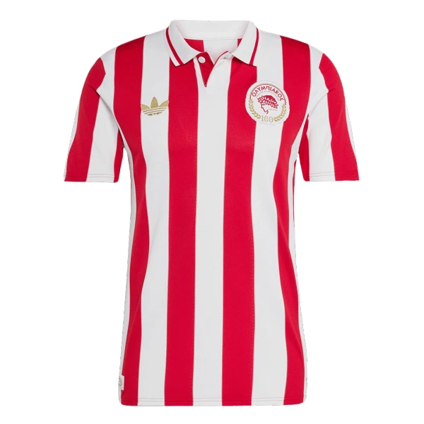 Günstige Olympiakos 100th Herrentrikot Jubiläum 2024/25 Kurzarm Günstige Olympiakos 100th Herrentrikot Jubiläum 2024/25 Kurzarm