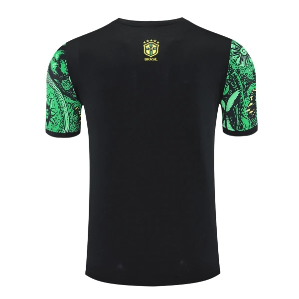Günstige Brasilien Herrentrikot 2024/25 Kurzarm Grüne - Speziell