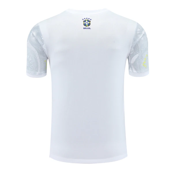 Günstige Brasilien Herrentrikot 2024/25 Kurzarm Weiße - Speziell