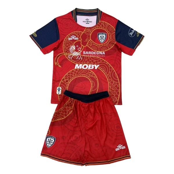 Günstige Cagliari Calcio Kindertrikot 2024/25 Kurzarm - Speziell Günstige Cagliari Calcio Kindertrikot 2024/25 Kurzarm - Speziell