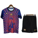 Günstige FC Barcelona x Luffy Kindertrikot 2024/25 Kurzarm - Speziell