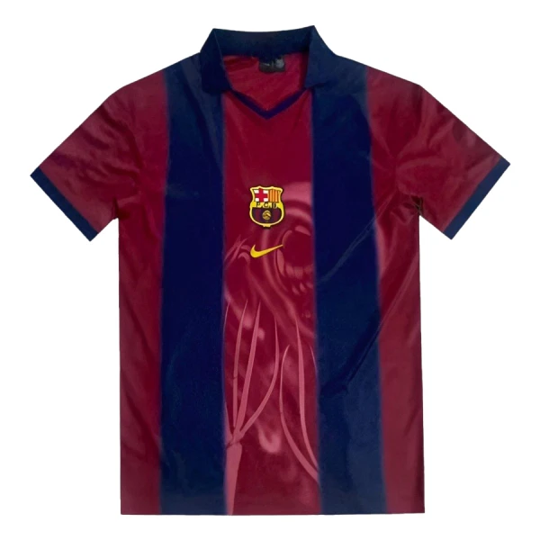 Günstige FC Barcelona x Travis Scott Herrentrikot 2024/25 Kurzarm - Speziell