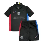 Günstige FC Barcelona x Travis Scott Kindertrikot Auswärts 2024/25 Kurzarm