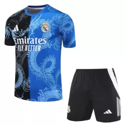 Günstige Real Madrid Dragon Kindertrikot 2024/25 Kurzarm Blaue Günstige Real Madrid Dragon Kindertrikot 2024/25 Kurzarm Blaue