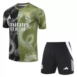 Günstige Real Madrid Dragon Kindertrikot 2024/25 Kurzarm Grüne Günstige Real Madrid Dragon Kindertrikot 2024/25 Kurzarm Grüne