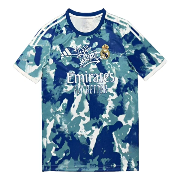 Günstige Real Madrid Herrentrikot 2024/25 Kurzarm Blaue - Speziell Günstige Real Madrid Herrentrikot 2024/25 Kurzarm Blaue - Speziell