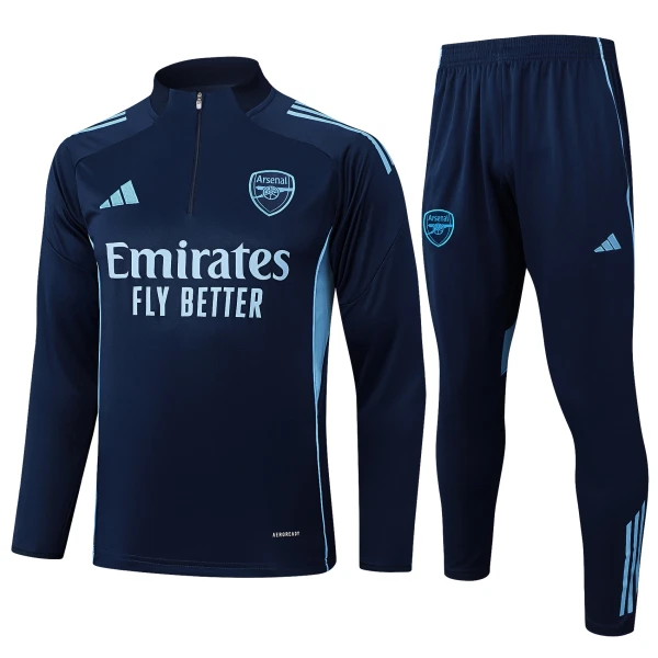 Arsenal Trainingspullover 2025/26 Viertelreißverschluss Navy Arsenal Trainingspullover 2025/26 Viertelreißverschluss Navy