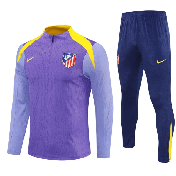 Atlético Madrid Trainingspullover 2025/26 Viertelreißverschluss Lila