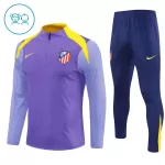Atlético Madrid Trainingspullover Kinder 2025/26 Viertelreißverschluss Lila