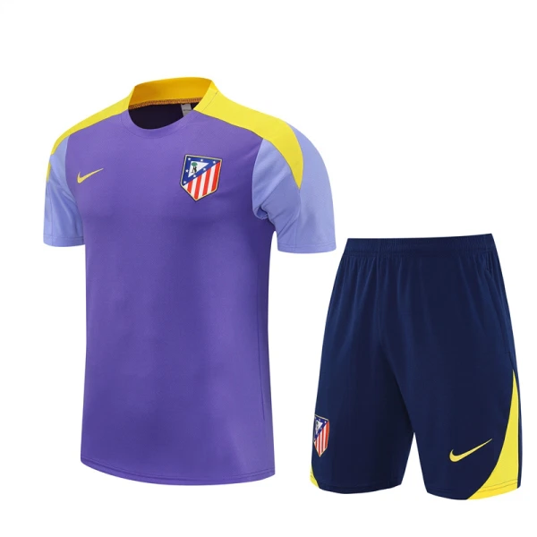 Atlético Madrid Trainingstrikot Kinder 2025/26 Kurzarm Lila Atlético Madrid Trainingstrikot Kinder 2025/26 Kurzarm Lila