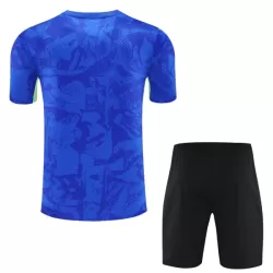 Günstige Barcelona Pre-Match Kindertrikot 2024/25 Kurzarm