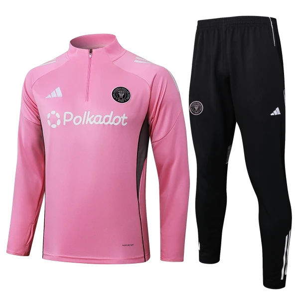 Inter Miami CF Trainingspullover 2025/26 Viertelreißverschluss Rosa Inter Miami CF Trainingspullover 2025/26 Viertelreißverschluss Rosa