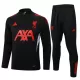 Liverpool Trainingspullover 2024/25 Viertelreißverschluss Schwarze Liverpool Trainingspullover 2024/25 Viertelreißverschluss Schwarze
