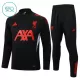 Liverpool Trainingspullover Kinder 2024/25 Viertelreißverschluss Schwarze Liverpool Trainingspullover Kinder 2024/25 Viertelreißverschluss Schwarze
